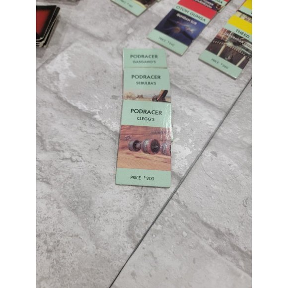 Monopoly Star Wars Episode 1 3D Collectors Edition Board Game 1999 Complete - Picture 13 of 16